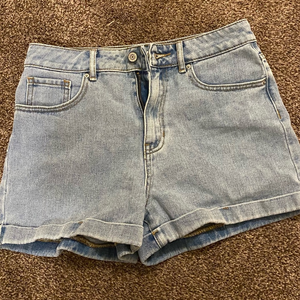 PAC sun mom shorts, denim, size 27